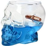 Last Man Standing Skull glass