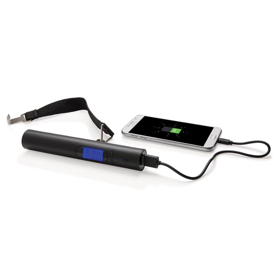 Digital Luggage scale with 2200 mAh powerbank